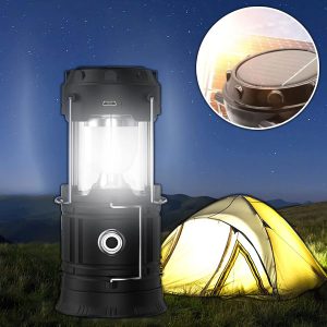 Laetav päikesepaneeliga latern + taskulamp | CAMPGLO