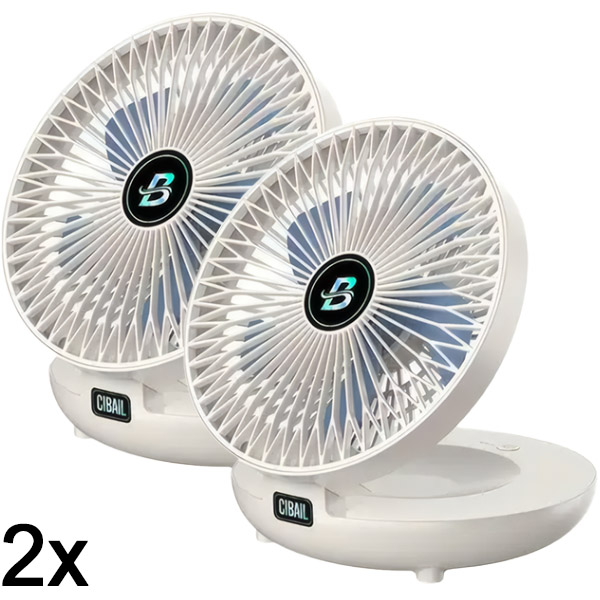 2x Kaasaskantav miniventilaator | AIRCOLIO