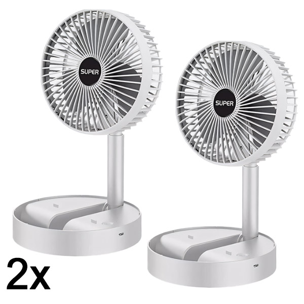2x USB lauaarvuti elektriline ventilaator | FOLDICOOL