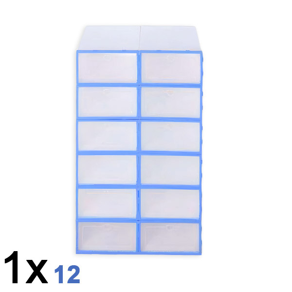 1x Plastikust kingade hoiukarp (12 tk) | SHOEZY