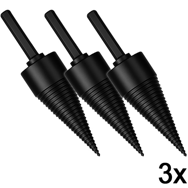 3x Puidu lõhkumise puur | WOODCRACKER