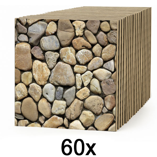 6x 3D kiviimitatsioonitapeet (10 tk) | STONEBLOCKS