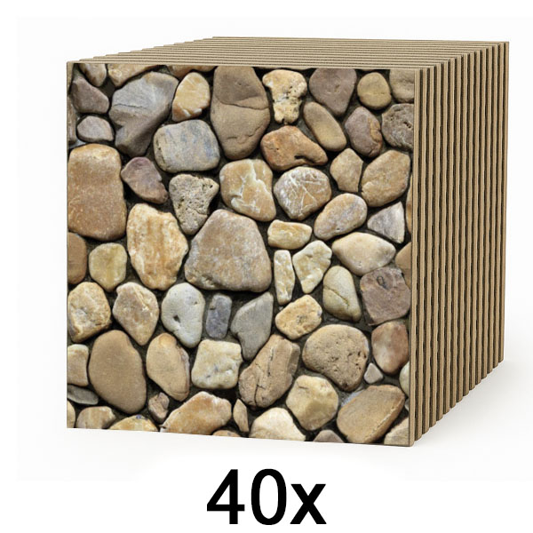 4x 3D kiviimitatsioonitapeet (10 tk) | STONEBLOCKS