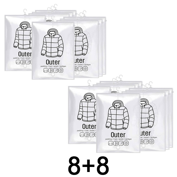 2x Rippuvad vaakumkotid (4 tk) | VACUHANG 4+4 TASUTA