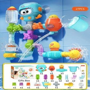 Imikuppudega vannispinneri mänguasi (27 tk/komplekt) | OCTOYFUN